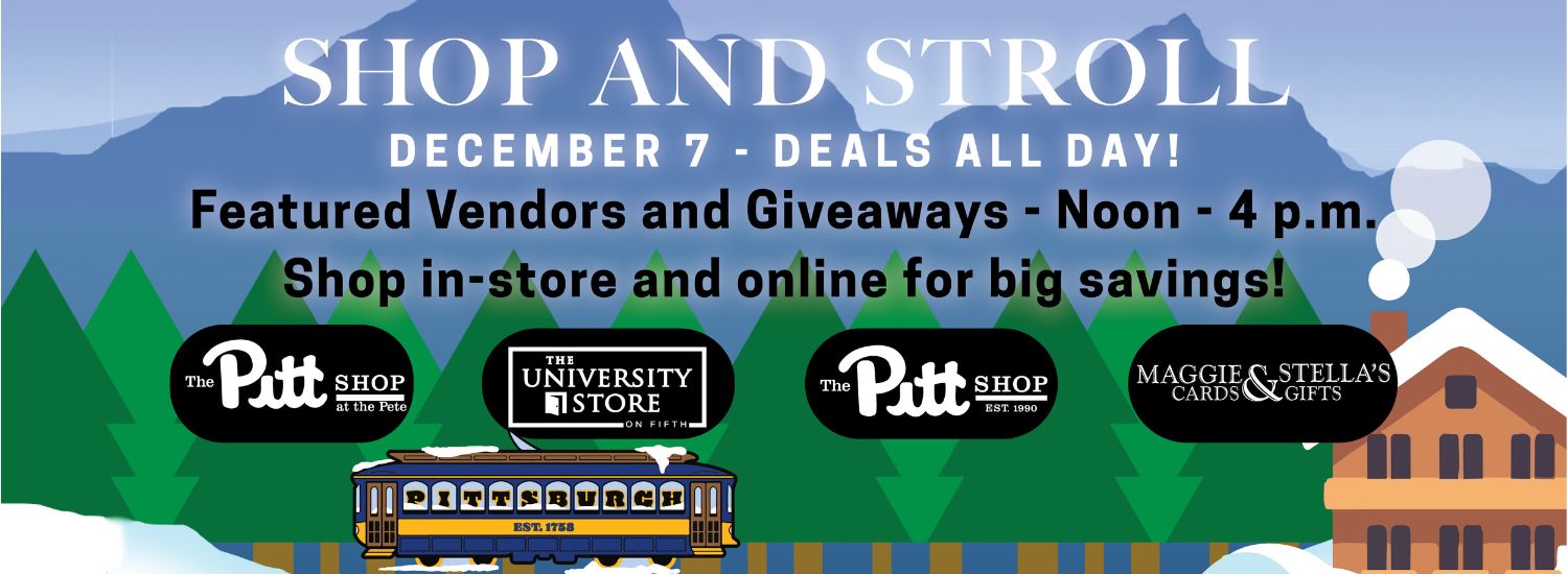 Shop and Stroll, December 7, 2022, Deals all day! Featured vendors and giveaways Noon to 4 pm. Shop in store and online for big savings!.